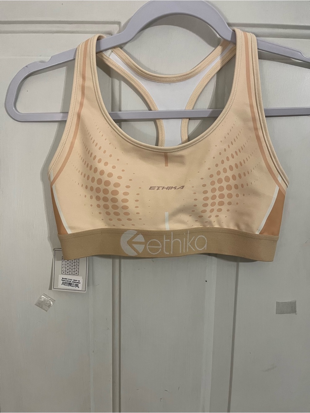 ethika Peach/Tan Racerback Sports Bra